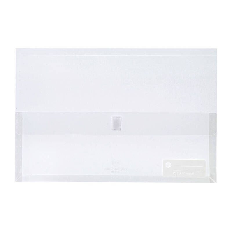 Marbig Polypick Foolscap Document Wallet Clear