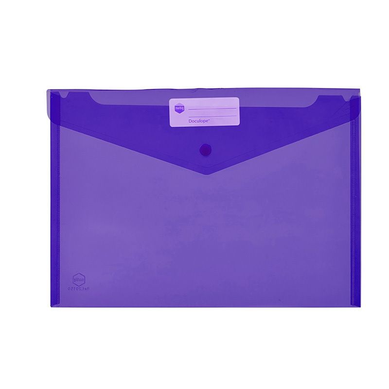 Marbig Doculope Document Wallet A4 Purple