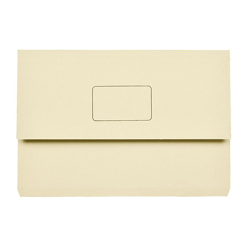 Marbig Slimpick Foolscap Document Wallet Buff