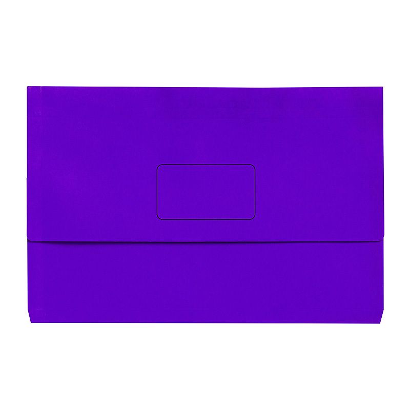 Marbig Slimpick F/C Document Wallet Brt Prpl Pk10