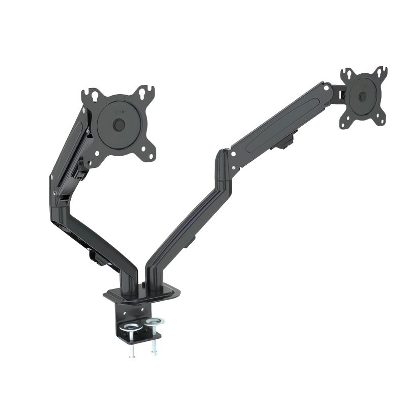 Monster Adjustable Dual Arm Monitor Mount / VESA 75 &amp; 100mm / Up to 27&#39;&#39; Screens