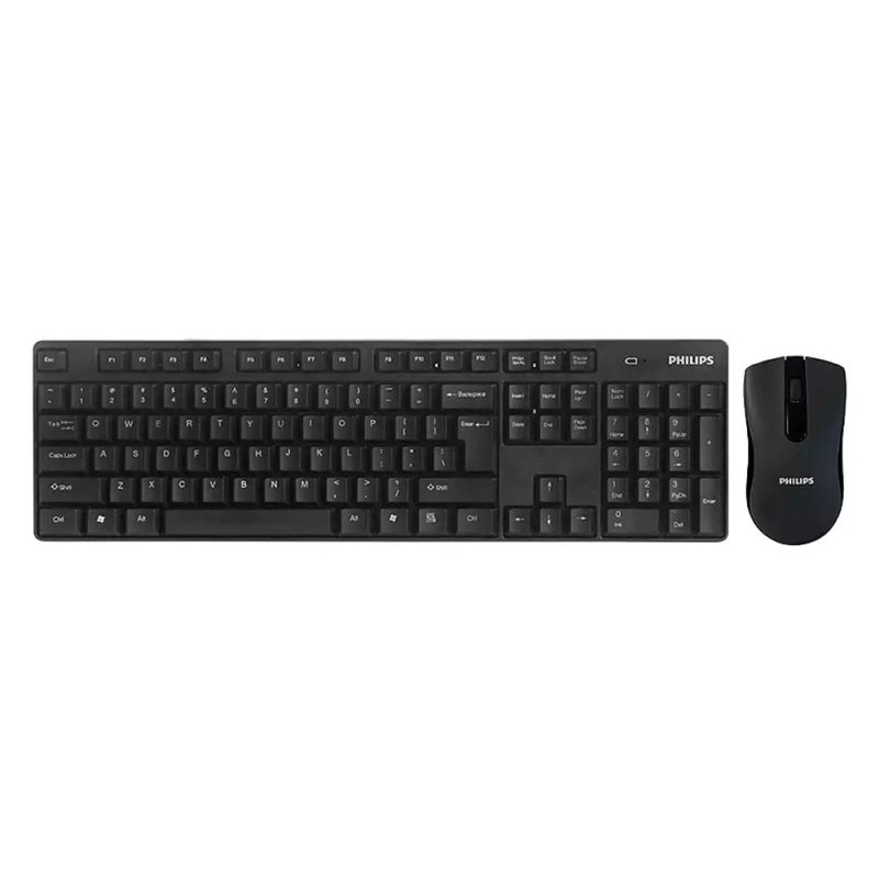 Philips SPT6501 Ergonomic Wireless Keyboard &amp; Mouse Combo