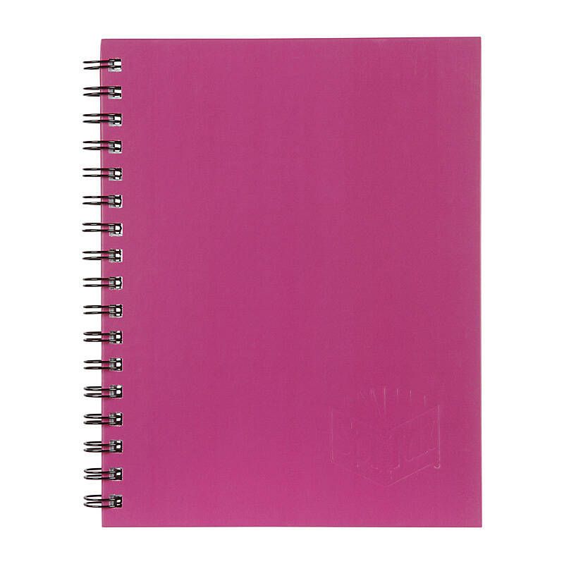 Spirax 511 Hard Cover Book Pink S/O Pk5