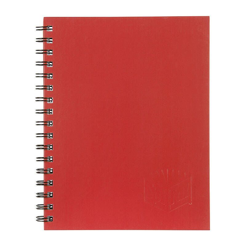 Spirax 511 Hard Cover Book Red S/O Pk5