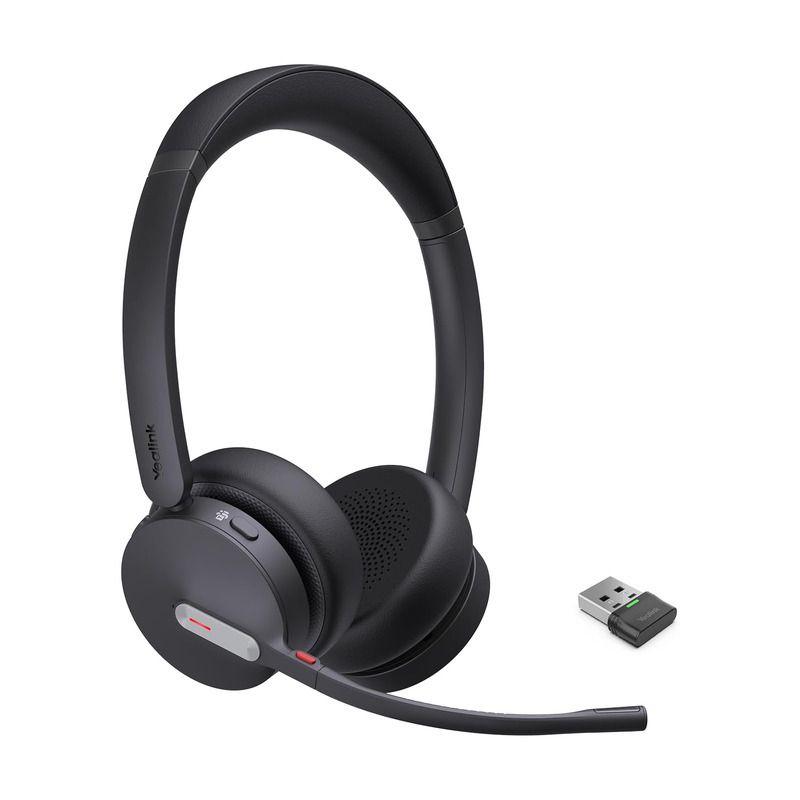 Yealink BH70 UC Edition Essential Bluetooth Wireless USB-A Dual Headset - Black