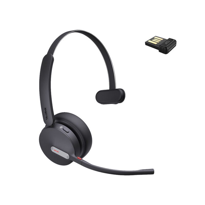 Yealink BH70 UC Edition Essential Bluetooth Wireless USB-C MonoHeadset - Black