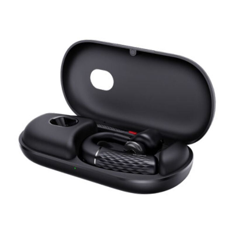 Yealink BH71 3 Size Ear Plugs Bluetooth Wireless Mono Headset &amp; Carrying Case -Black