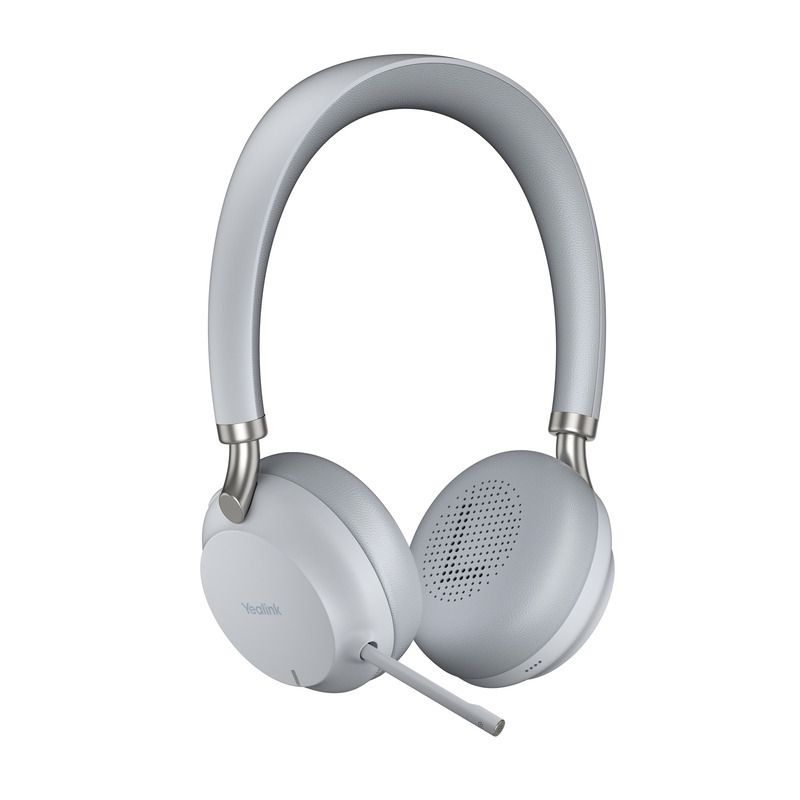 Yealink BH72 Teams Bluetooth/USB Dongle USB-A Wireless Charging Wireless Headset - Grey