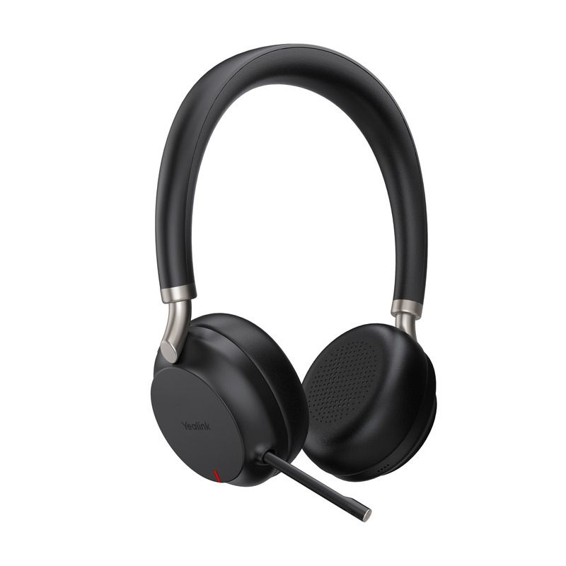 Yealink BH72 UC Bluetooth/USB Dongle USB-A Wireless Charging Wireless Headset - Black