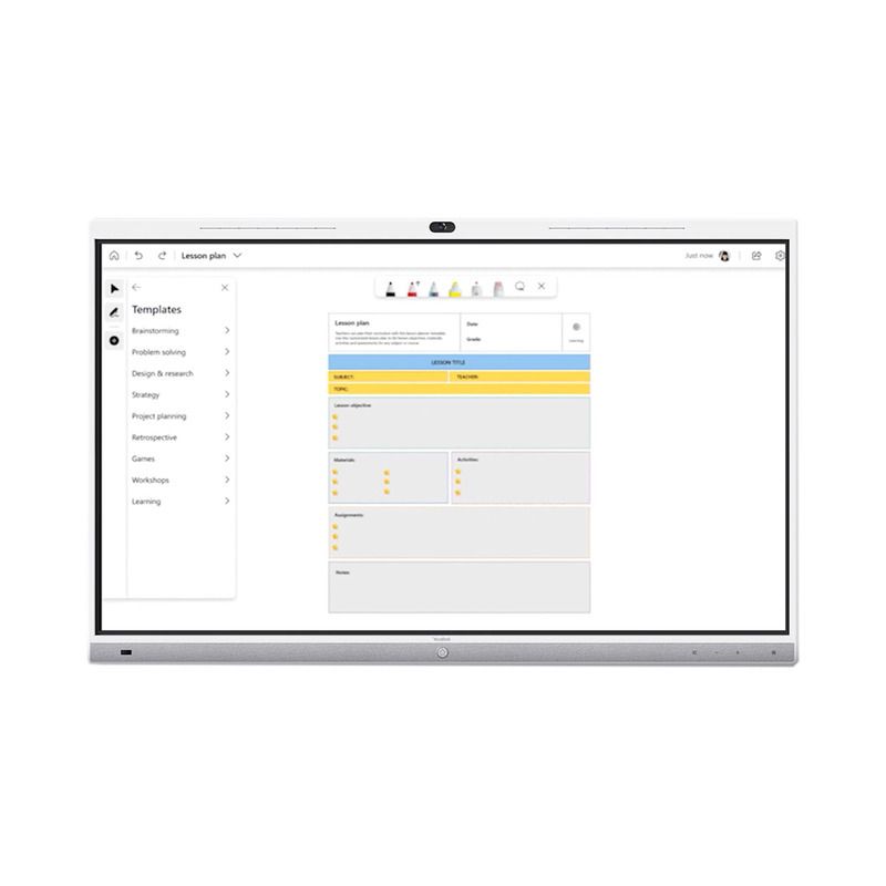 Yealink ETV65 Meeting Board65 Extended Touchscreen UHD LED White Monitor -3840 x 2160(16:9)