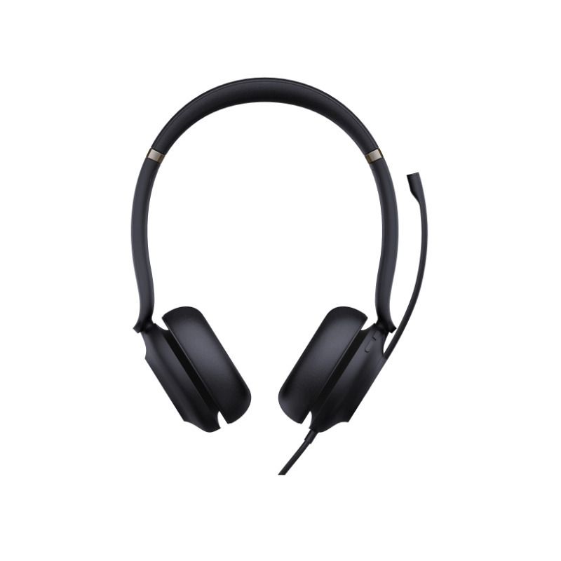 Yealink UH37 MS Dual USB-A Noise Cancelling Leather Cushion Headset