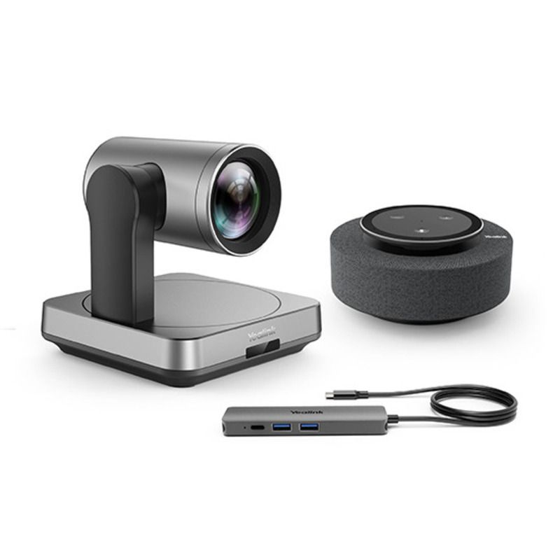 Yealink UVC84 4K 30fps 80 FoV 3 MEMS Mic HD Speaker BYOD Meeting Kit