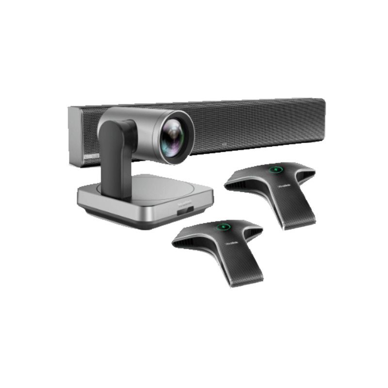 Yealink UVC84 4K 30fps 80 FoV 3-Mic Array Connect 6 units Meeting Kit