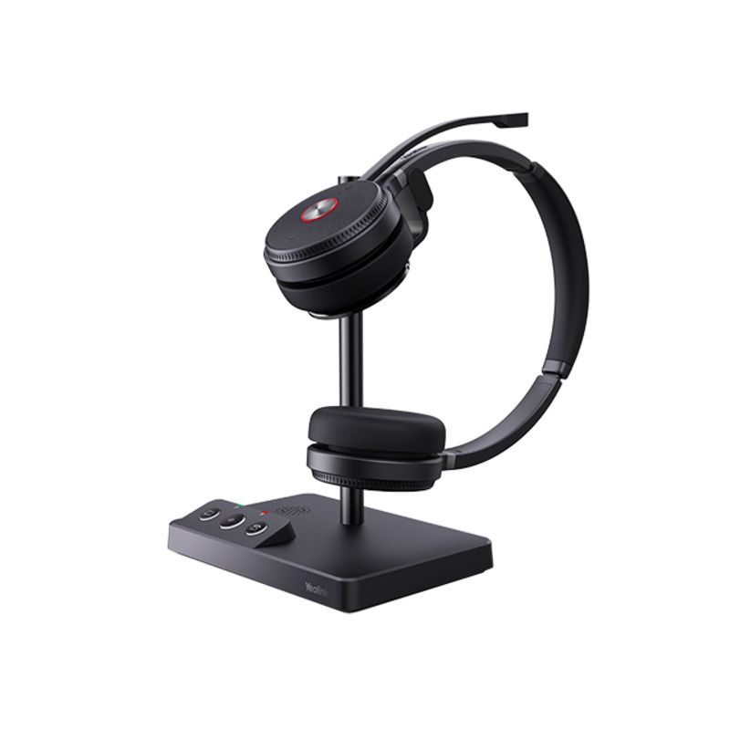 Yealink WH62 UC Edition Portable Dual Wireless Headset - Base &amp; DECT USB Dongle