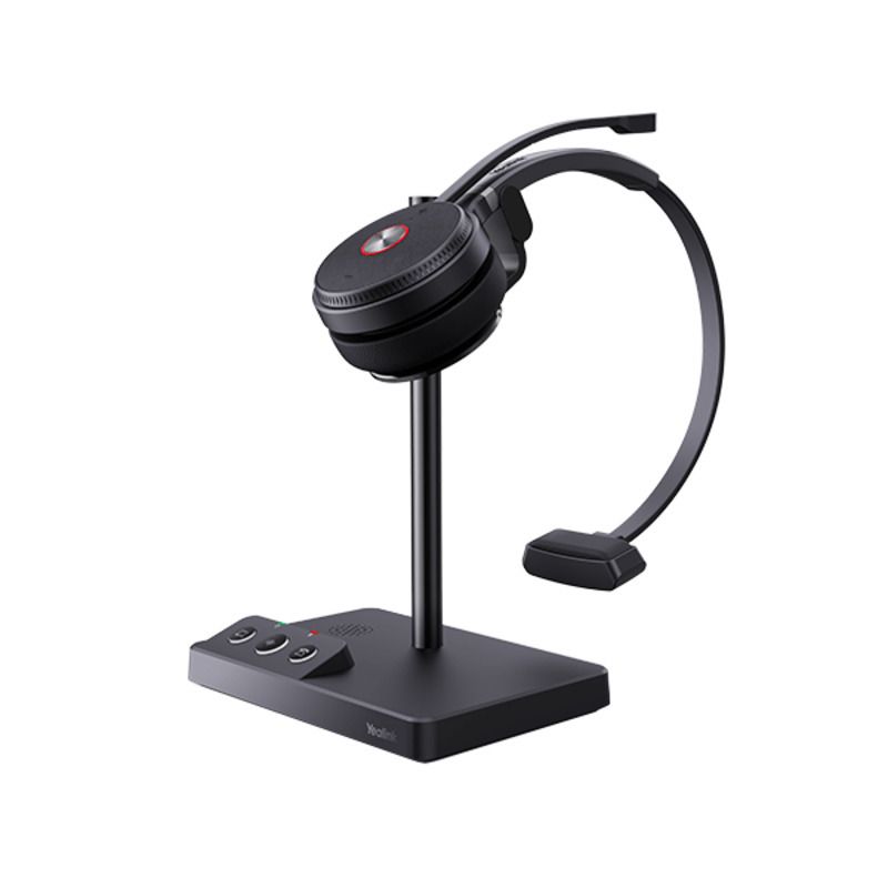 Yealink WH62 Teams Edition Mono Wireless Headset - Base &amp; DECT USB Dongle