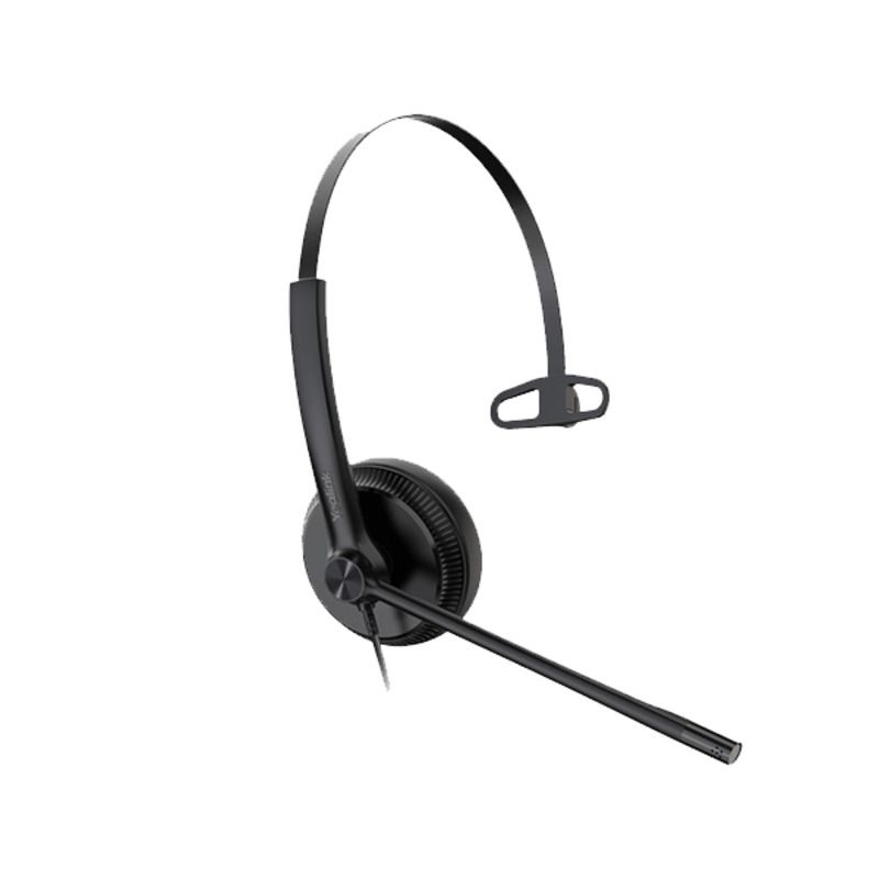 Yealink YHS34 IP Phones Wideband Leather Ear Cushions Mono Headset