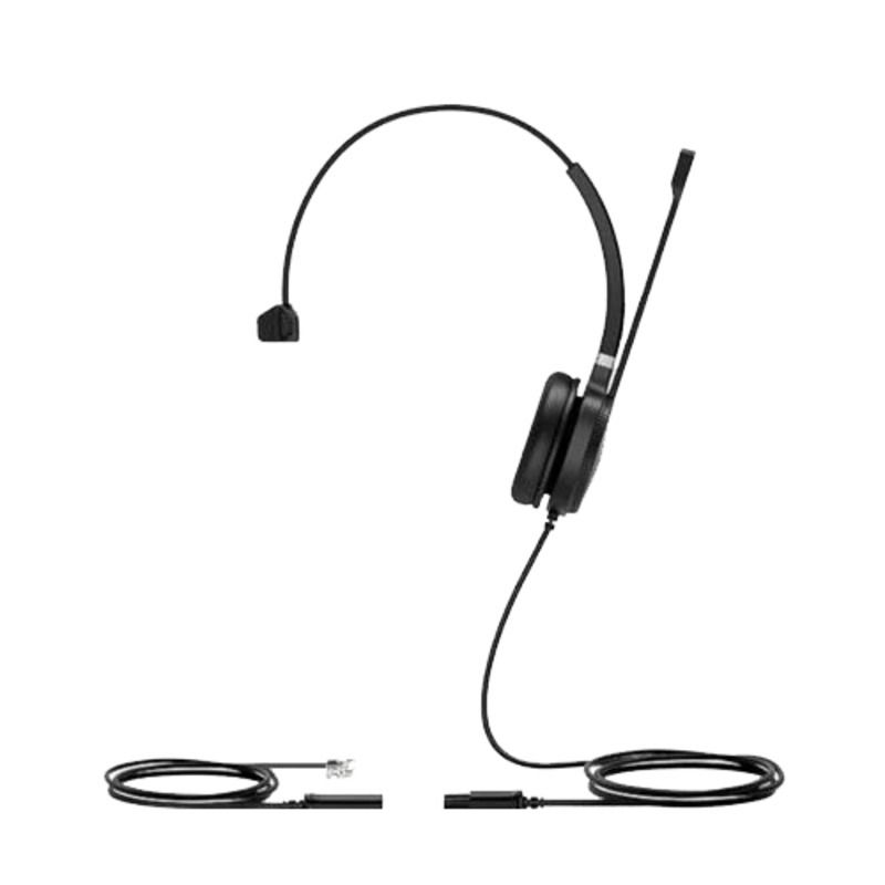 Yealink YHS36 IP Phones Wideband Leather Ear Cushions Mono Headset