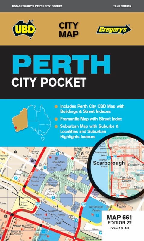 MAP UBD/GRE PERTH POCKET 661 22ND ED
