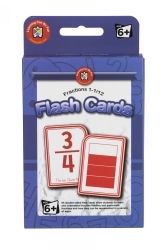 SP- FLASH CARDS LCBF 87X123MM FRACTIONS