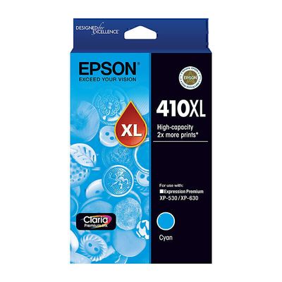 Epson 410XL Cyan Ink Cart Epson 410XL Cyan Ink Cart