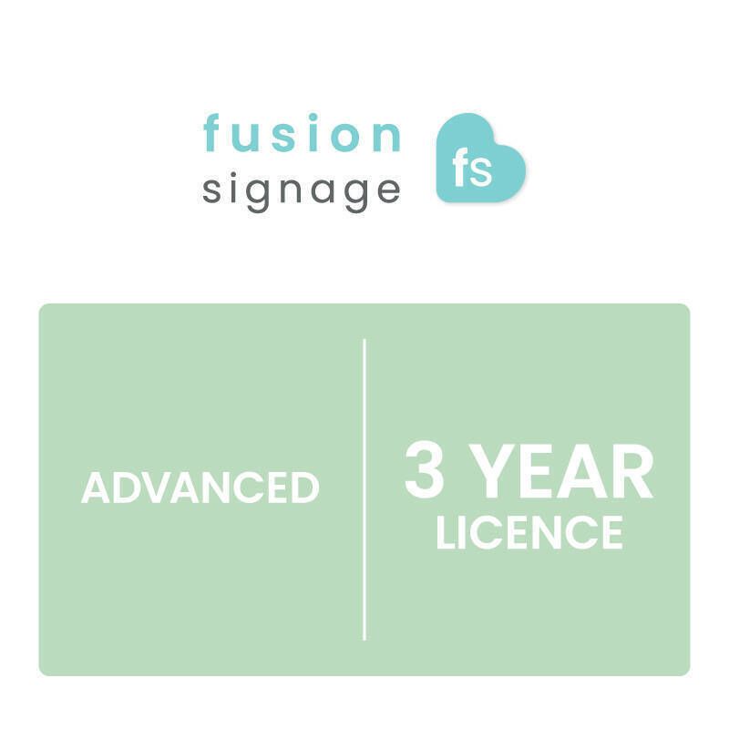 Fusion Signage Adv 3 Year