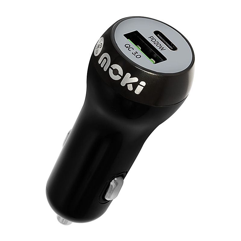 Moki Car Charger PD Type-C QC Moki Car Charger PD Type-C QC