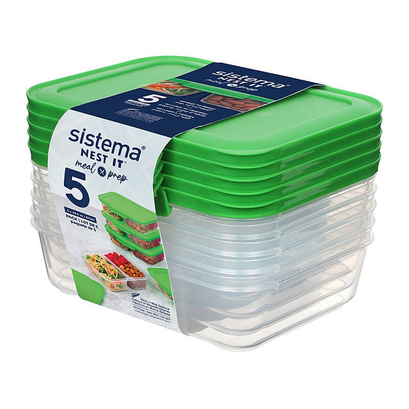 Sistema 870ml Meal Nest It Pk5 Sistema 870ml Meal Nest It Pk5