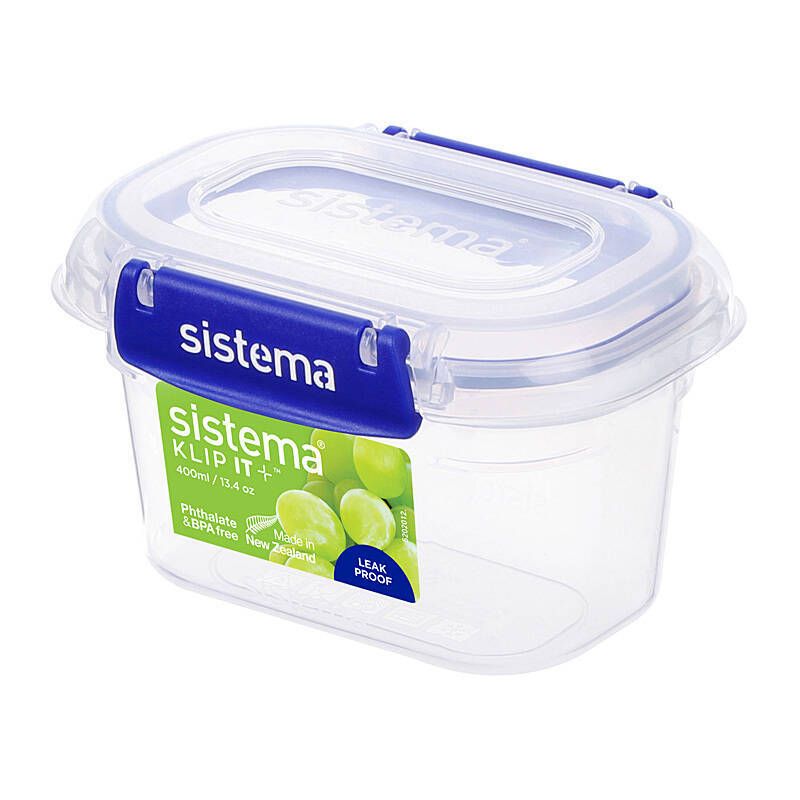 Sistema 400ml Rect Klip It + Sistema 400ml Rect Klip It +