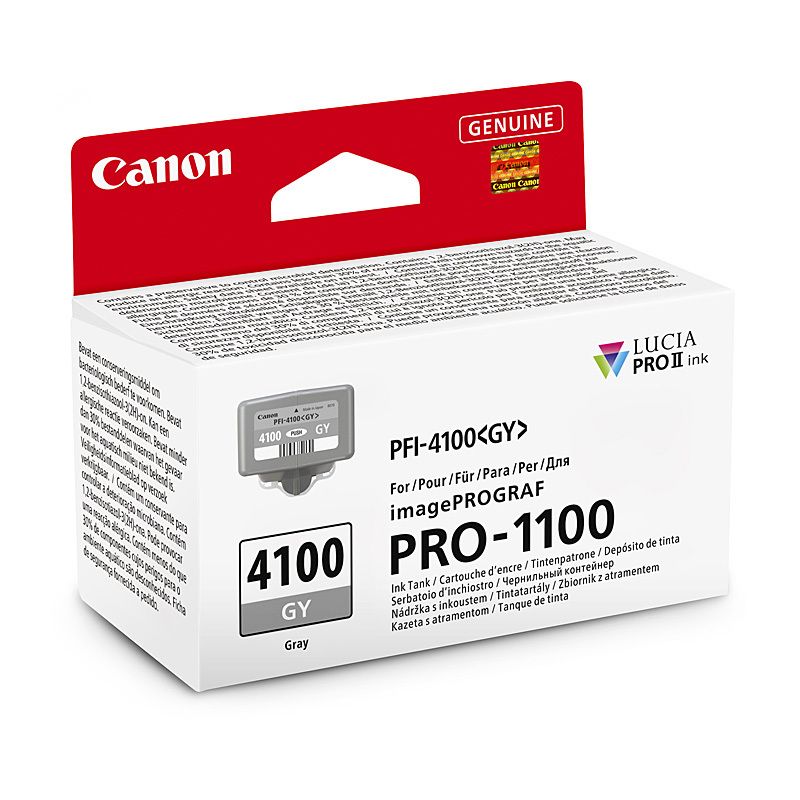 Canon PFI4100 Grey Ink Cart Canon PFI4100 Grey Ink Cart