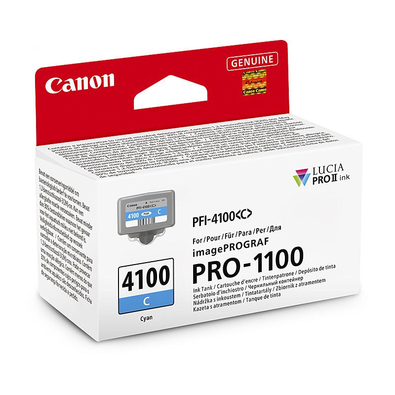 Canon PFI4100 Cyan Ink Cart Canon PFI4100 Cyan Ink Cart