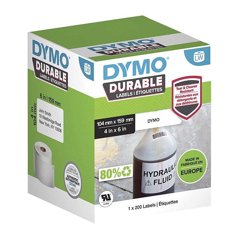 Dymo LW 104mm x 159mm label NP Dymo LW 104mm x 159mm label NP