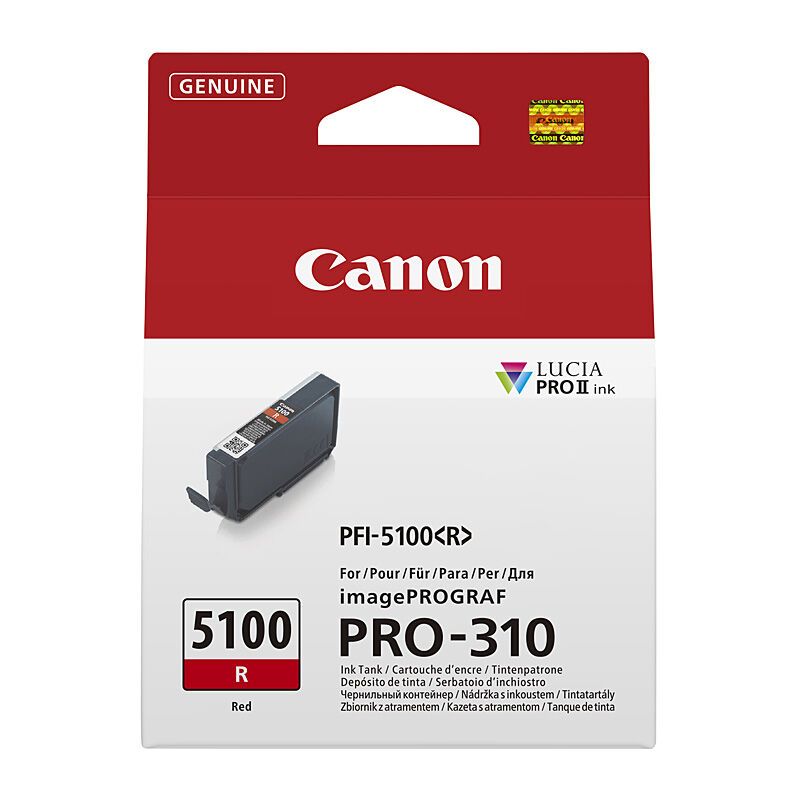 Canon PFI5100 Red Ink Cart Canon PFI5100 Red Ink Cart