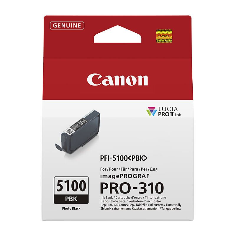 Canon PFI5100 Ph Blk Ink Cart Canon PFI5100 Ph Blk Ink Cart