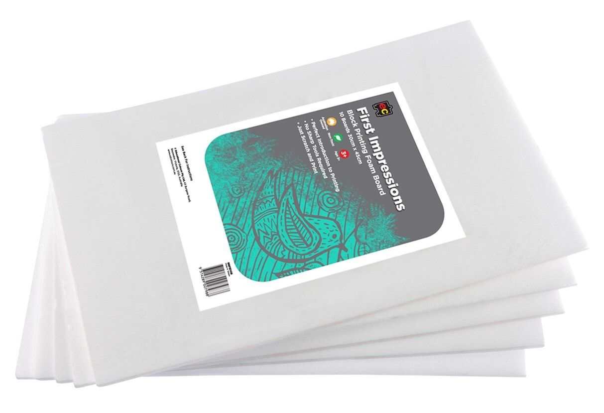 SP- FOAM BOARD A4 FOR BLOCK PRINTING 10 SHEETS 300X200X3mm FIRST IMPRESSION SP- FOAM BOARD A4 FOR BLOCK PRINTING 10 SHEETS 300X200X3mm FIRST IMPRESSION