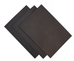 CARDBOARD QUILL 510X635MM 210G BLACK SURFACE PK20