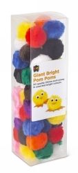SP- POM POMS EC 50MM BRIGHTS PK50