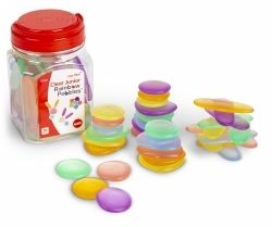 RAINBOW PEBBLES EC JUNIOR CLEAR JAR 36