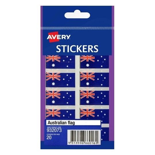 LABEL AVERY F/P AUSTRALIAN FLAG 932073
