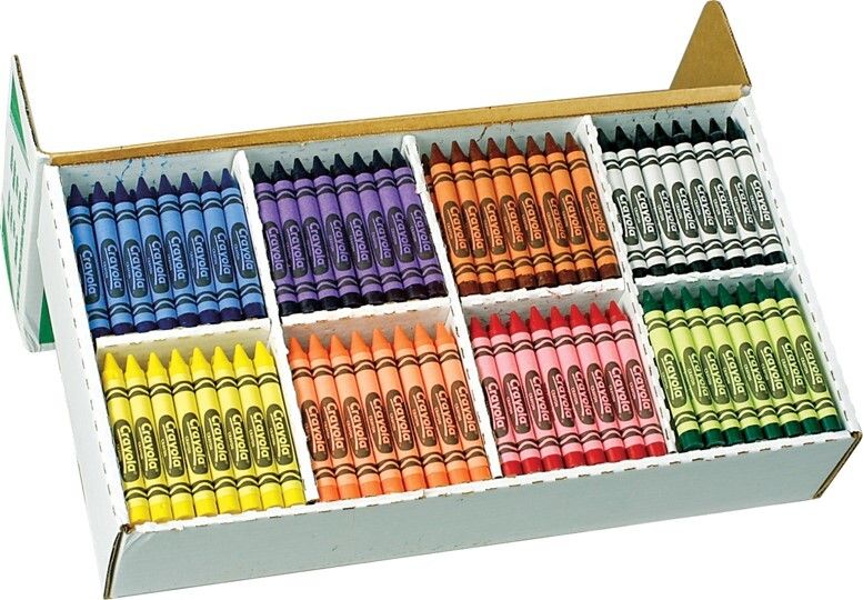 SP- CRAYONS CRAYOLA SCHOOL LARGE BX400