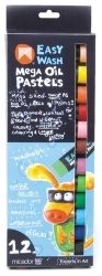 PASTELS OIL MICADOR MEGA EASY WASH PK12
