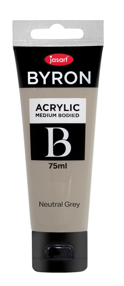 PAINT JASART BYRON ACRYLIC 75ML NEUTRAL GREY