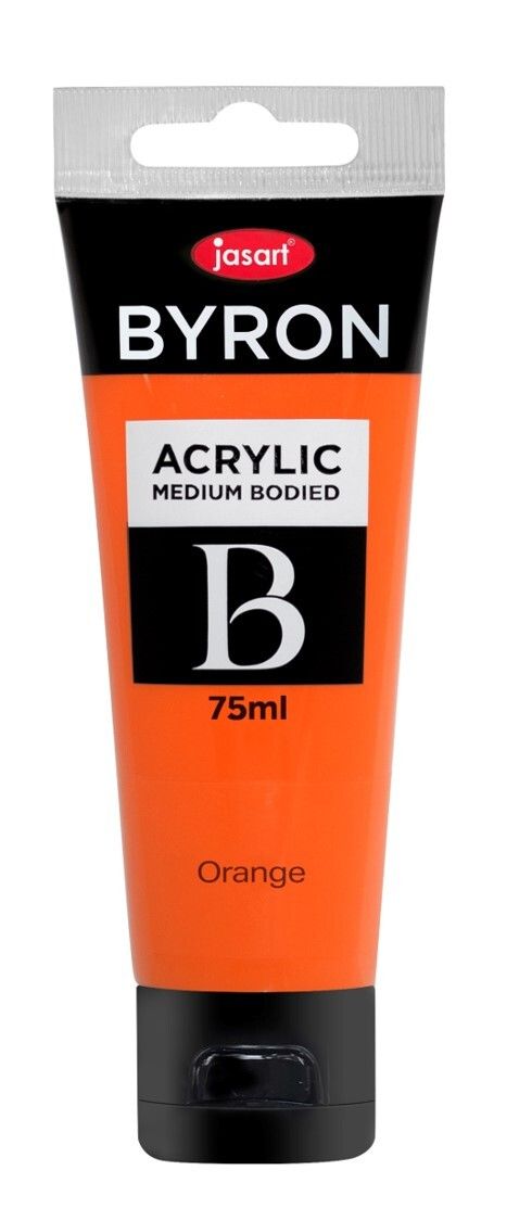 PAINT JASART BYRON ACRYLIC 75ML ORANGE