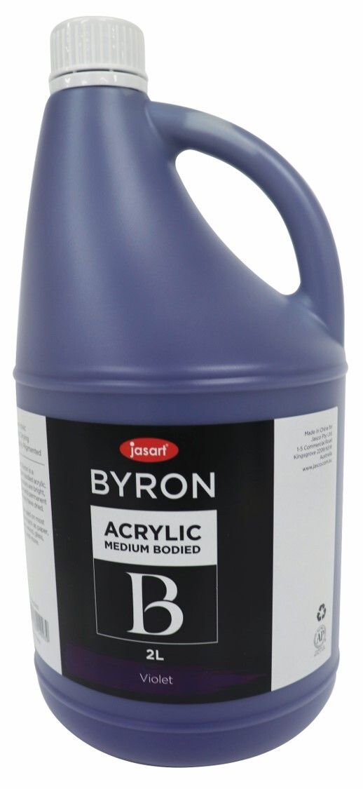PAINT JASART BYRON ACRYLIC 2 LITRE VIOLET