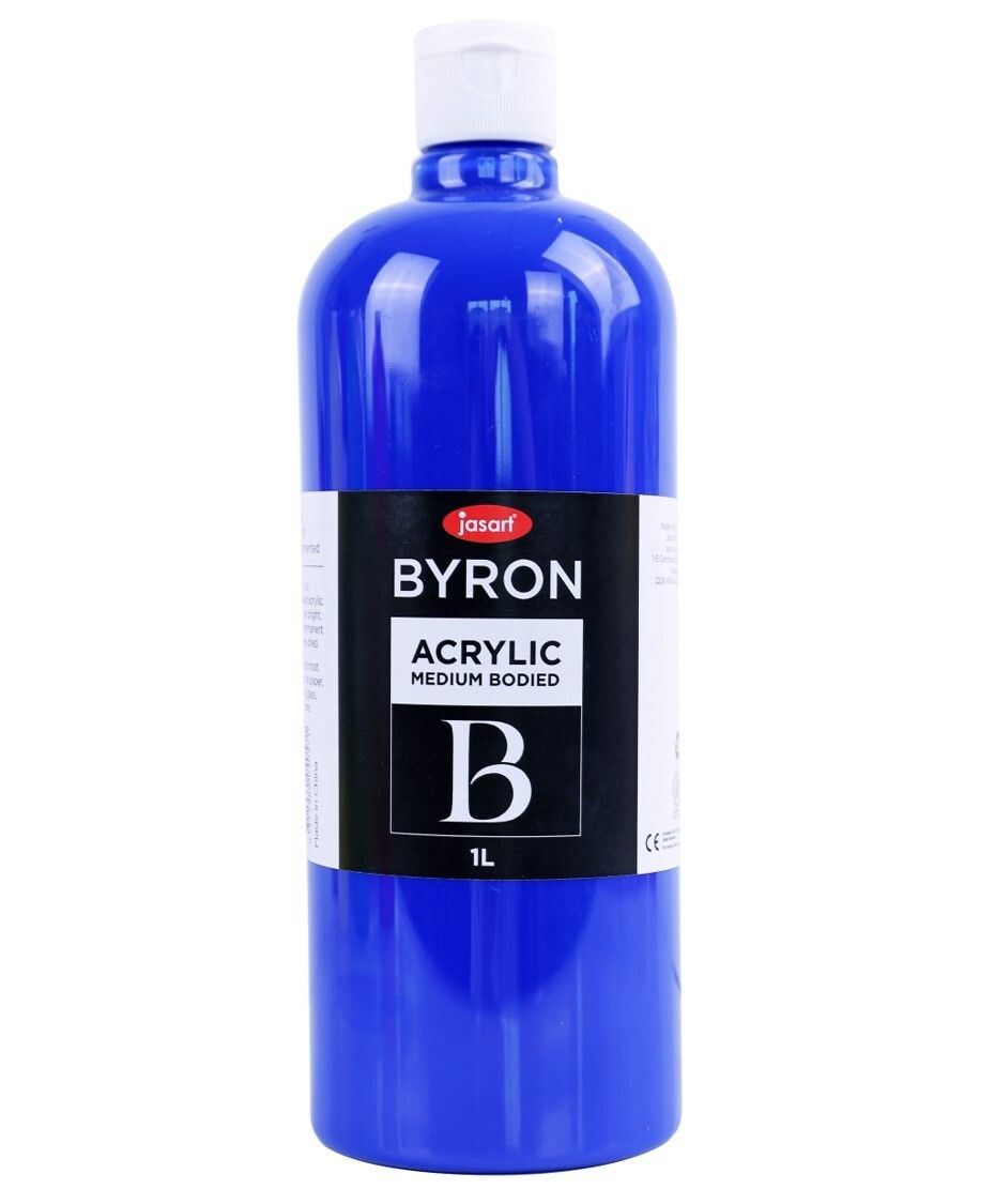 PAINT JASART BYRON ACRYLIC 1 LITRE WARM BLUE