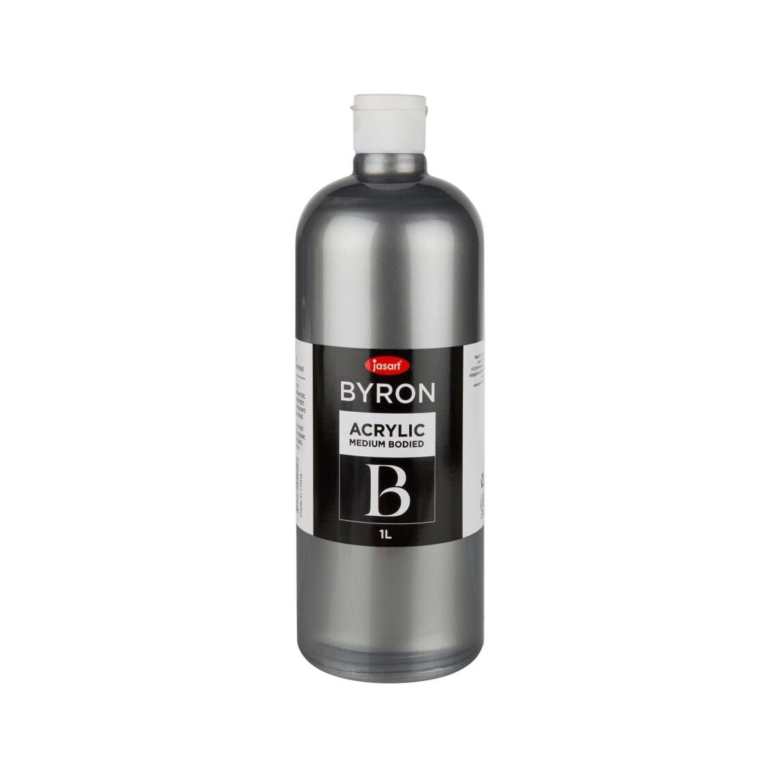 PAINT JASART BYRON ACRYLIC 1 LITRE SILVER
