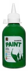 PAINT EC 250ML RAINBOW JUNIOR ACRYLIC BRILLIANT GREEN PAINT EC 250ML RAINBOW JUNIOR ACRYLIC BRILLIANT GREEN