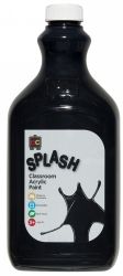 PAINT EC 2L SPLASH CLASSROOM ACRYLIC LICORICE (BLACK) PAINT EC 2L SPLASH CLASSROOM ACRYLIC LICORICE (BLACK)