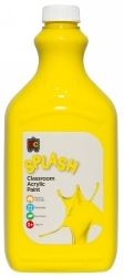PAINT EC 2L SPLASH CLASSROOM ACRYLIC SUNSHINE (YELLOW) PAINT EC 2L SPLASH CLASSROOM ACRYLIC SUNSHINE (YELLOW)