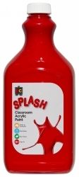 PAINT EC 2L SPLASH CLASSROOM ACRYLIC TOFFEE APPLE (RED) PAINT EC 2L SPLASH CLASSROOM ACRYLIC TOFFEE APPLE (RED)