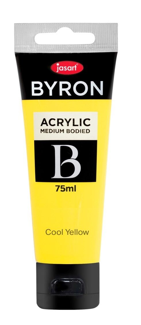 PAINT JASART BYRON ACRYLIC 75ML COOL YELLOW